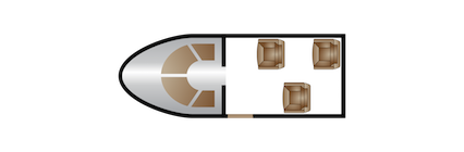 Aerojetme Eclipse 550 cabin plan
